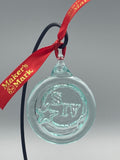 Hand-Stamped Glass Medallion | Two Makers, One Mark