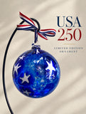 Ornament: 2026 Limited Edition USA 250 Commemorative Glass Float