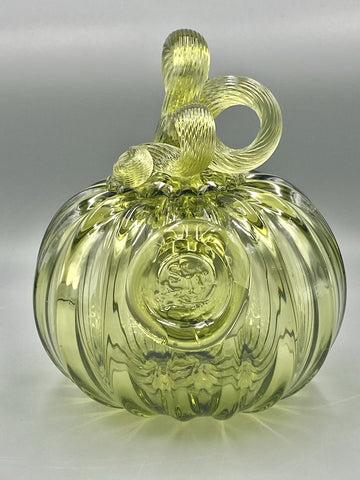 Harvest Glass Pumpkin